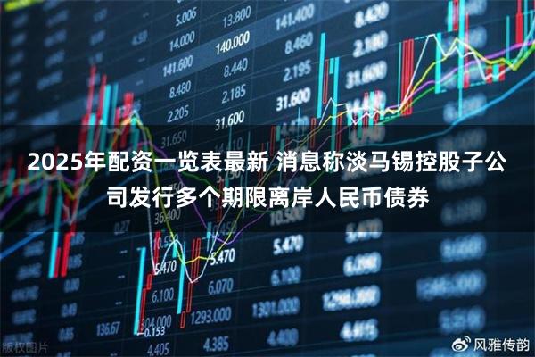 2025年配资一览表最新 消息称淡马锡控股子公司发行多个期限离岸人民币债券